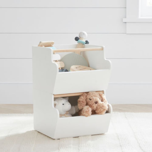 Wood Stackable Bin