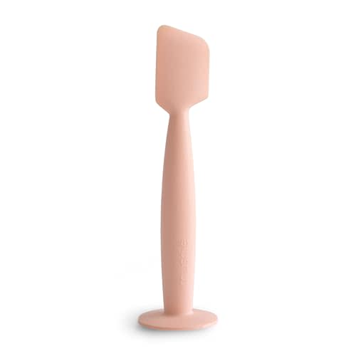 mushie Diaper Cream Applicator Soft Silicone with Suction Base (Blush)