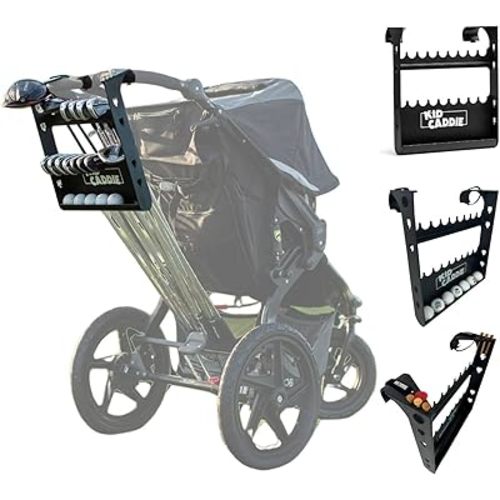 Golf Stroller Attachment - Easy Setup, Universal Fit, Golf Club Holder for Strollers, Introduces Kids to Golf, Encourages Early Golf Skills, Perfect Golf Gift for Parents
