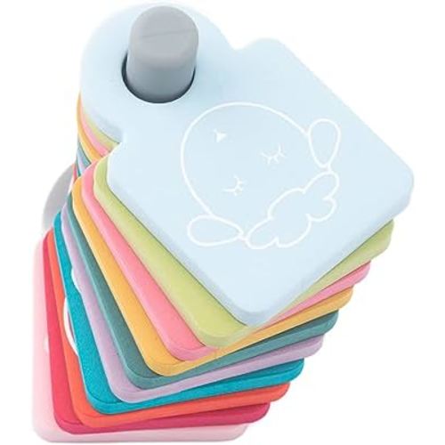 Bella Tunno Tub Hub – 10-Piece Non-Toxic Soft Foam Baby Bath Toys and Silicone Suction Storage Stand Included (Animal)