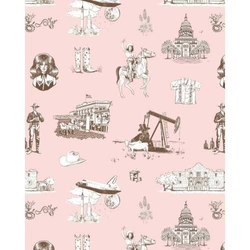 Texas Toile Peel & Stick Wallpaper