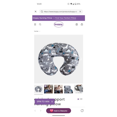 Infant Support Pillow: Boppy Award-Winning Baby Support Pillow | Boppy