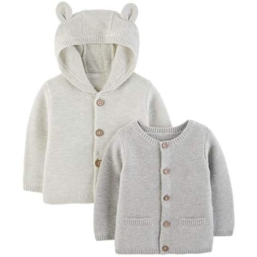 Simple Joys by Carter's Baby 2-Pack Neutral Knit Cardigan Sweaters