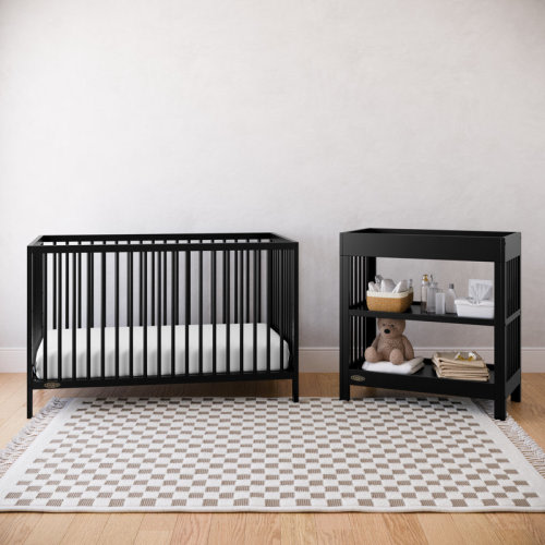 Graco Teddi 5-In-1 Convertible Crib And Teddi Changing Table 2-Piece Nursery Set & Reviews | Wayfair