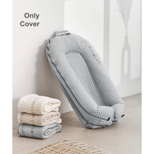 Cover Deluxe+ for Docks • Grand Cover for Docks • Organic Cotton Oeko-TEX Standard • Breathable Natural Soft with Embroidery • Cover Only