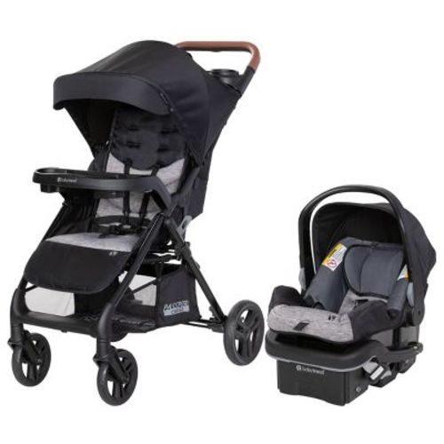 Baby Trend Passport Cargo Travel System With Lightweight Ez Lift Plus Infant Car Seat - Black Bamboo