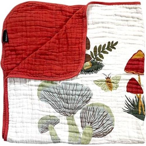CLEMENTINE KIDS Reversible Quilts (Mushroom)