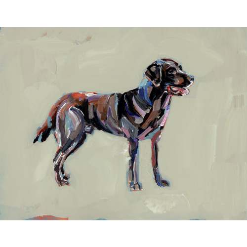 "Chocolate Lab" prirnt