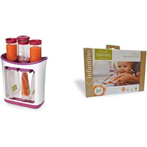 Infantino Squeeze Pouches and Squeeze Station