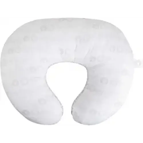 Boppy Nursing Pillow Bare Naked Original Support, Boppy Pillow Only, Nursing Pillow Cover Sold Separately, Ergonomic Nursing Essentials for Breastfeeding and Bottle Feeding, with Firm Fiber Fill - White