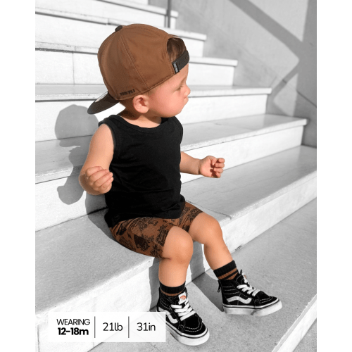 Bamboo Biker Shorts in Born To Be Wild [Sahara Edition]
