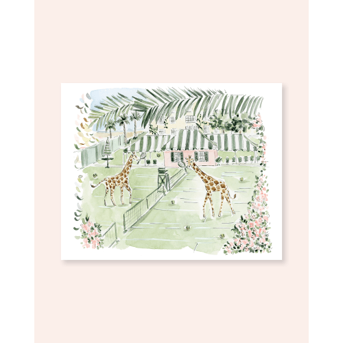 Courtside Giraffes Print – Riley Sheehey