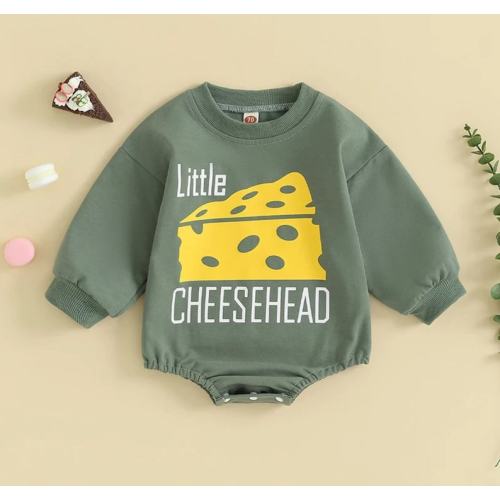 Green Bay Packer Inspired Little Cheesehead Bodysuit