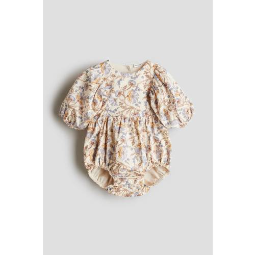 COTTON POPLIN ROMPER SUIT
