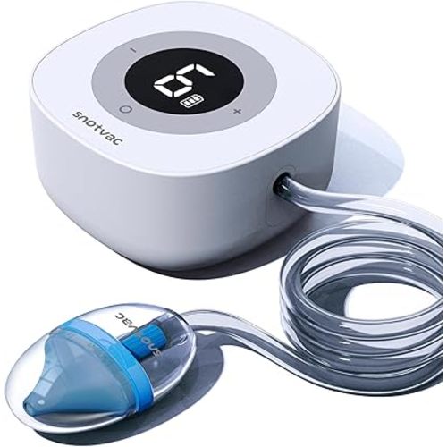 Electric Nasal Aspirator for Baby - Advanced Hospital Grade 10X Suction - Rechargeable Nose Sucker Snot Booger Cleaner for Newborn Infant Toddler Kids & Adults