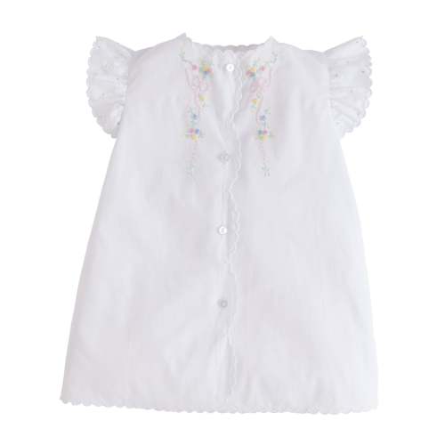 Tea Gown - Bow & Flower | NB