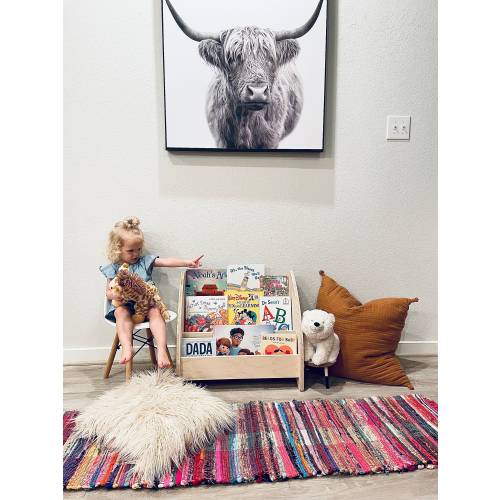 Montessori Bookcase for Toddler, Toddler Bookshelf, FREE SHIPPING