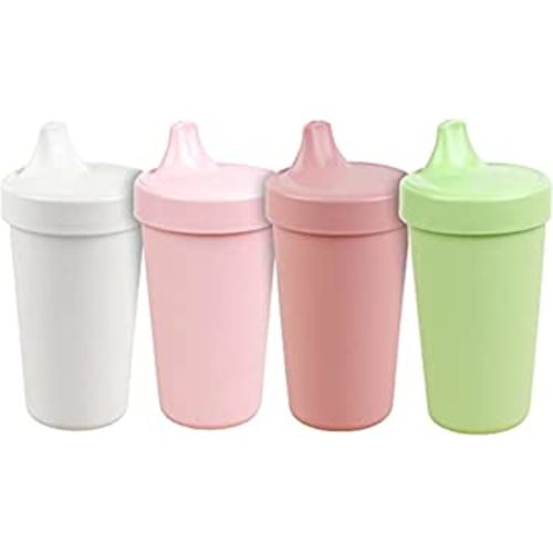 RE-PLAY 4pk No-Spill Sippy Cups, Made in USA, Made from Recycled Milk  Jugs