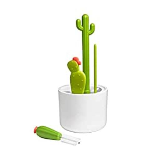 Amazon.com: Boon Cacti Bottle Cleaning Brush Set - Includes Bottle Brush, Nipple Brush, Detail Brush, and Straw Brush - Baby Bottle Brush Set for Bottle Drying Rack - Baby Essentials - 4 Count : Baby