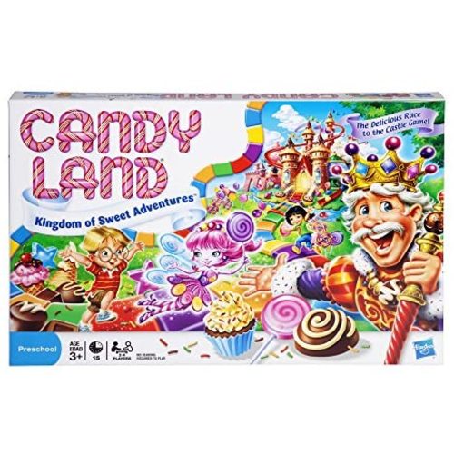 Hasbro Gaming Candy Land Kingdom Of Sweet Adventures Board Game For Kids Ages 3 & Up (Amazon Exclusive), Red