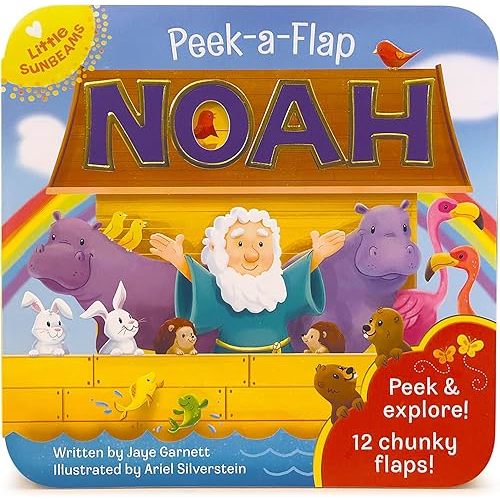 Peek-a-Flap Noah - Children's Lift-a-Flap Board Book Gift for Easter, Christmas, Communion, Baptism (Little Sunbeams) Board book – Lift the flap, December 2, 2018