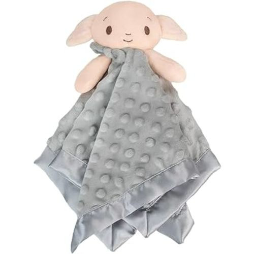 KIDS PREFERRED Harry Potter 12 Inch Dobby Baby Lovey Security Blanket Snuggle Toy Stuffed Animal for Newborn Infants and Babies