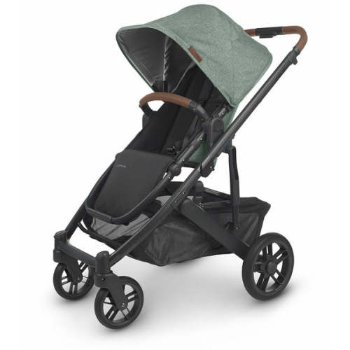 UPPAbaby Cruz V2 Stroller - Gwen (Green Melange / Carbon / Saddle Leather) New, Open Box