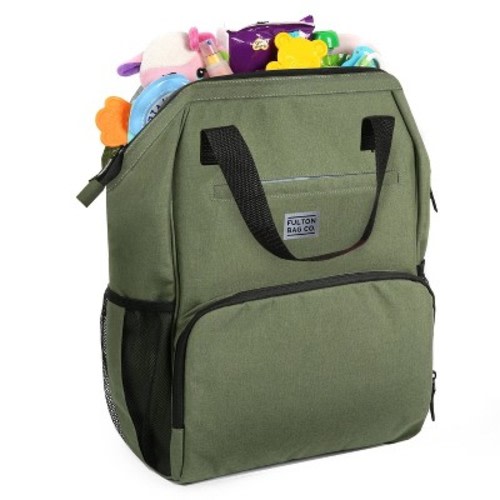 Fulton Bag Co. Wide Mouth Backpack Diaper Bag