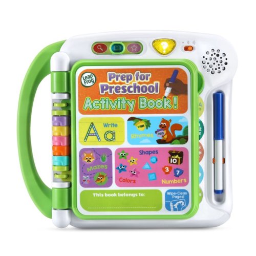 LeapFrog Prep for Preschool Activity Book With Reusable Pages