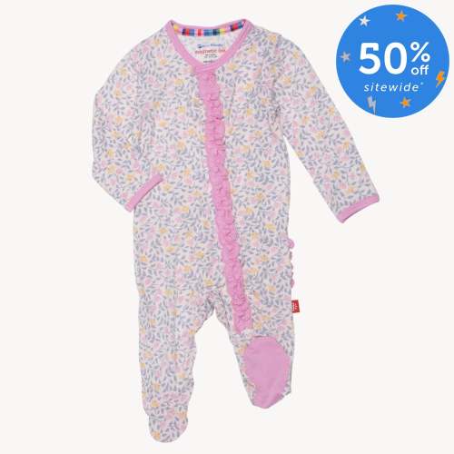 amelia modal magnetic parent favorite footie with ruffle – Magnetic Me