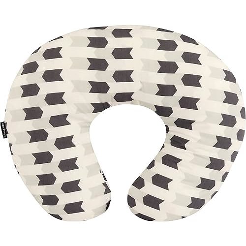 Dream On Me Beeboo Nursing Pillow and Positioner, Breastfeeding and Bottlefeeding Pillow, Removable and Washable Pillow Cover, Soft and Breathable Fabric, Fawn Brown