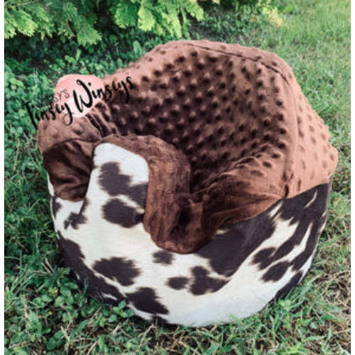 Cow Bumbo Seat Cover – Missy’s Tinsey Winseys