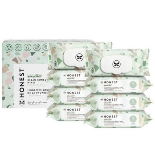The Honest Company Plant-Based Baby Wipes made with over 99% Water - Geo Mood - 576ct