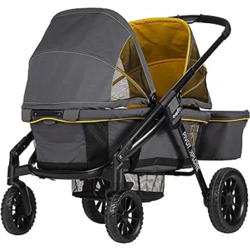 Evenflo Pivot Xplore All-Terrain Stroller Wagon (Adventurer Gray)