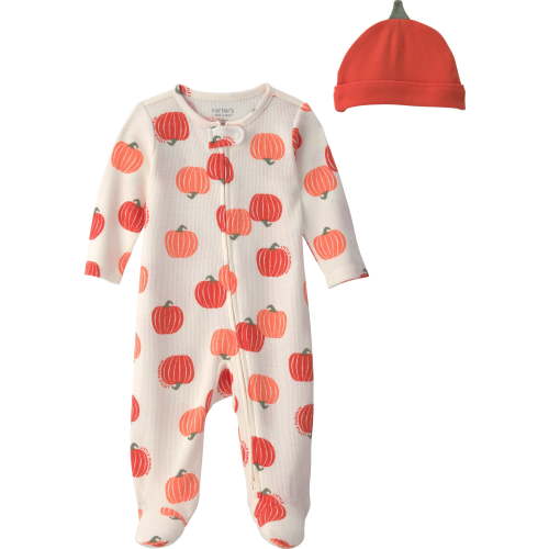 Carter's Child of Mine Baby Halloween Sleep 'N Play and Hat Set, 2-Piece, Sizes Preemie-6/9 Months
