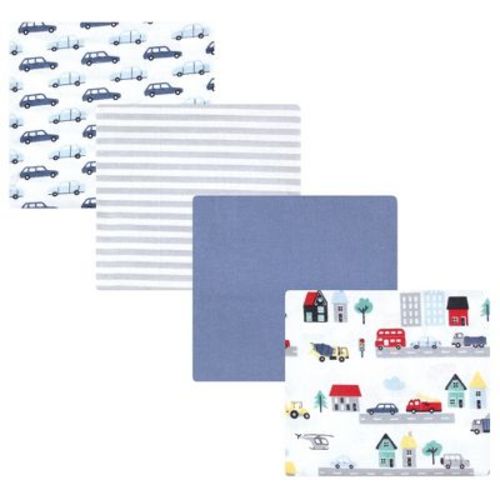 Hudson Baby Boys Cotton Flannel Receiving Blankets, City Life, One Size : Target