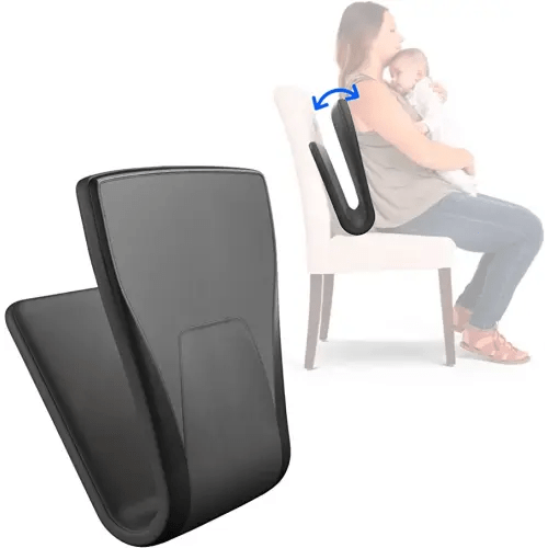 READY ROCKER Portable Rocking-Chair - Ideal for Nursery Furniture, Home-Office-Chair-Outdoor-Use, Travel for Moms, Dads, Seniors - Replaces Need for Glider - Baby Registry-Shower Gift | Carbon