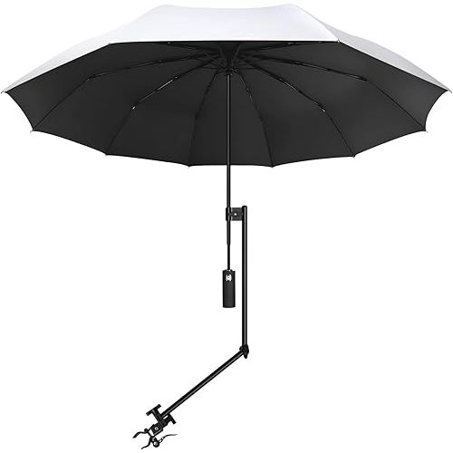 UPF 50+ Umbrella with Adjustable Universal Clamp