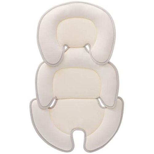 Innokids Head and Body Support Pillow Infant Car Seat Insert for Newborn to Toddler Stroller Cushion for Baby Shower Gifts (Beige)