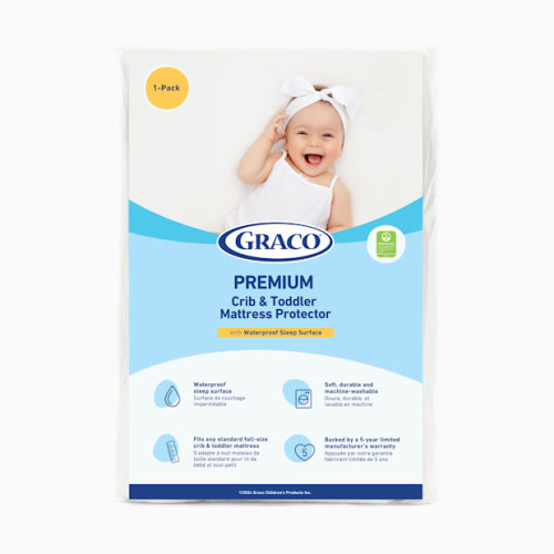 Premium Waterproof Crib & Toddler Mattress Protector