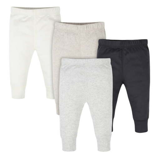 Gerber Baby Gender Neutral Pants, 4 Pack, Sizes Newborn - 12 Months