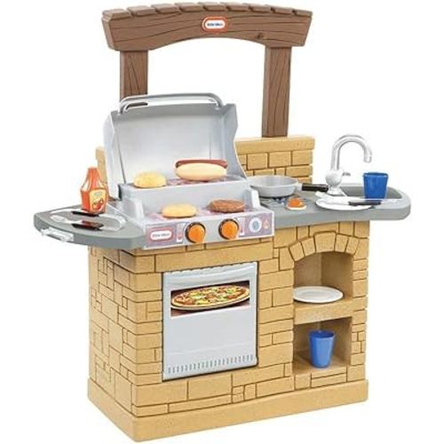 Little Tikes Cook 'n Play Outdoor BBQ , Brown