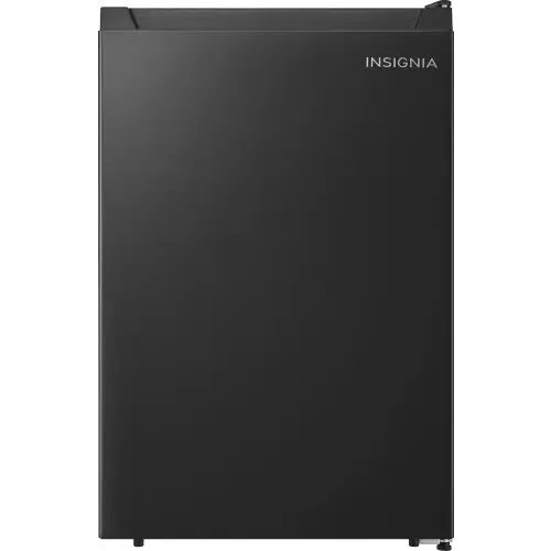Insignia™ - 2.5 Cu. Ft. Mini Fridge with Reversible Door and ENERGY STAR Certification - Black