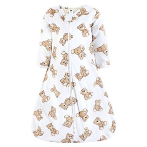 Hudson Baby Boys Long Sleeve Plush Faux Fur Sleeping Bag, Wearable Blanket, Teddy Bears