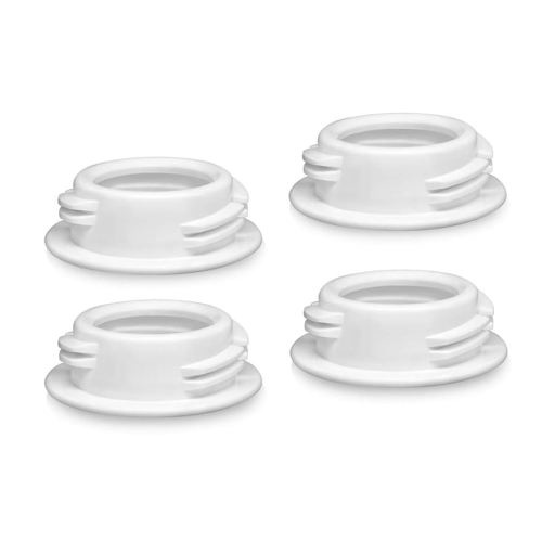 Maymom Baby Bottle Thread Changer or Bottle Converter; Compatible with Spectra S1 S2 Pumps Wide Mouth Flanges to use Medela Ameda Lifefactory Bottles, Dr. Brown Narrow Neck Bottles