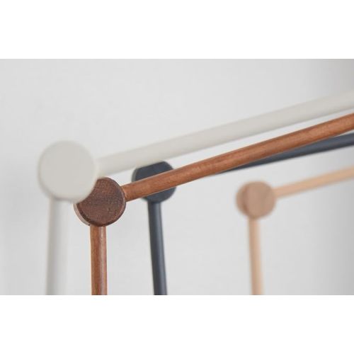Black Wooden Crib Mobile Arm, Adjustable Mobile Holder for Crib and Desk Rotating Baby Mobile Hanger Nursery Decoration (Vintage)