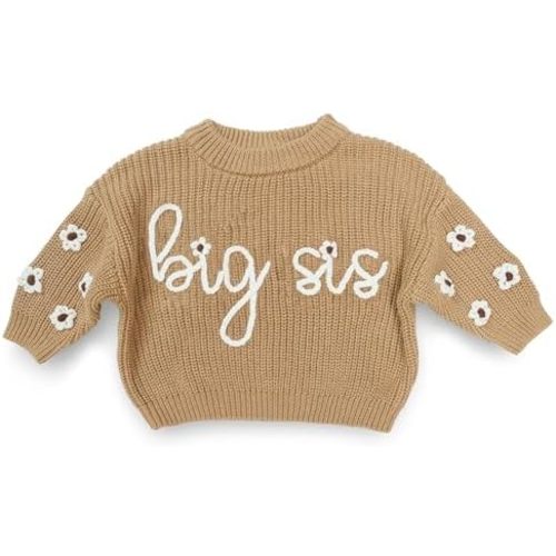 Big Sis Lil Sis Sweater - Big Sister Little Sister Matching Outfits Baby Girl Knit Sweater Fall Clothes