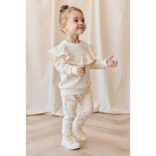 Organic Cotton Lilith Track Pant - Mon Amour Lotus – Jamie Kay USA