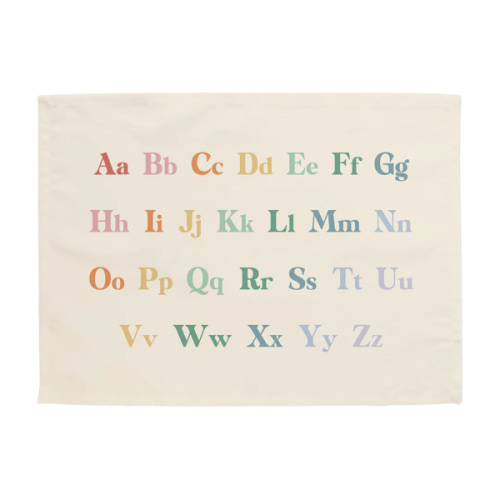 {Rainbow} Alphabet Banner