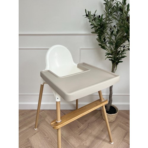 Light Taupe Full Cover IKEA ANTILOP Highchair Placemat | IKEA highchair hack | Placemat | Kids placemat | Ikea highchair accessories |